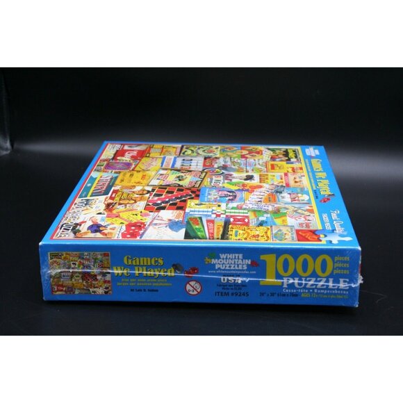SEALED White Mountain GAMES WE PLAYED 1000 Piece Jigsaw Puzzle - Picture 7 of 11